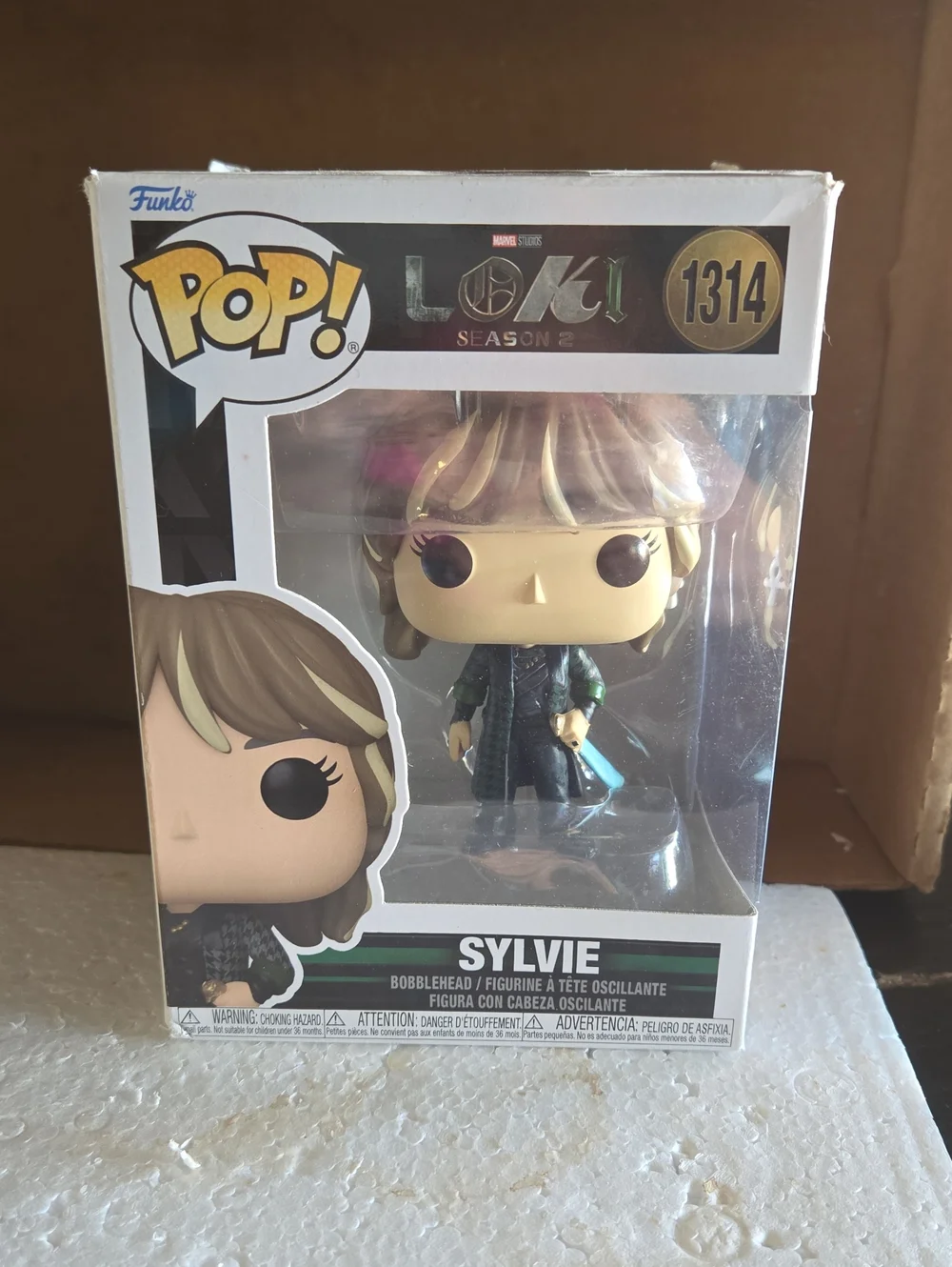 Funko Pop! Sylvie Figure — Green, Gold, Black